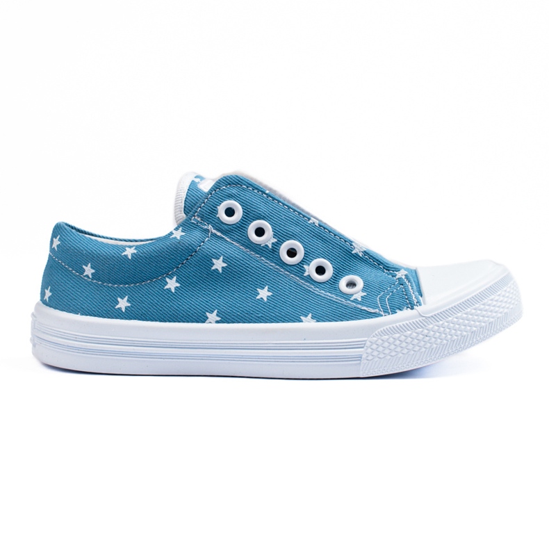 SHELOVET Tenisi slip-on pentru fete vedete 3F albastru