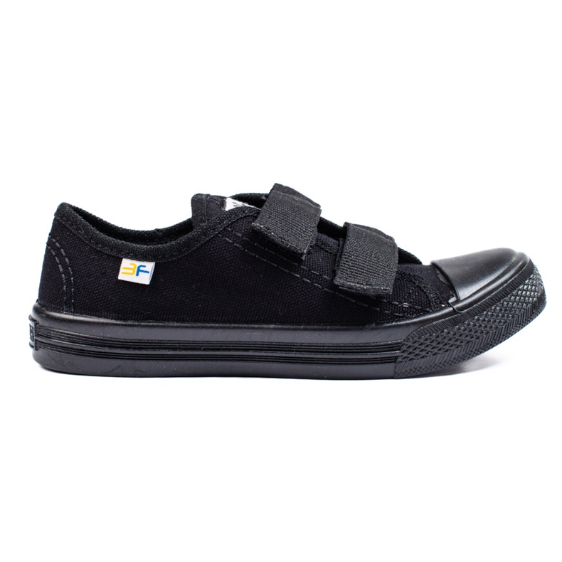 SHELOVET Tenisi negri pentru copii cu velcro 3F negru SHELOVET Tenisi negri pentru copii cu velcro 3F negru