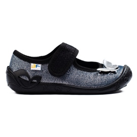 SHELOVET Papuci fluture 3F pentru fete gri SHELOVET Papuci fluture 3F pentru fete gri