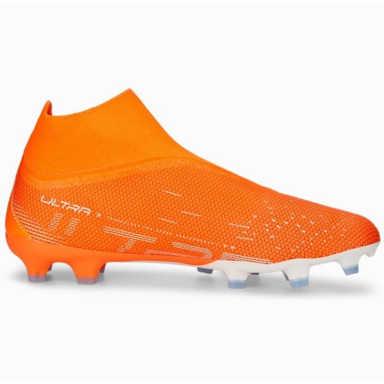 Pantofi de fotbal Puma Ultra Match+ Ll FG/AG M 107243 01 portocale portocale si rosii