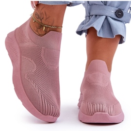 PG1 Pantofi sport slip-on pentru damă, roz Claris PG1 Pantofi sport slip-on pentru damă, roz Claris