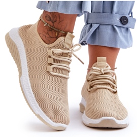 PG1 Pantofi clasici din Textil Bej Gusto