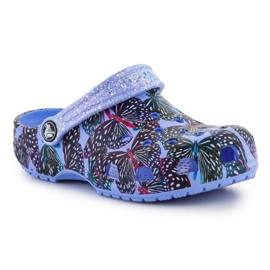 Slapi Crocs Classic Butterfly Clog 208297-5Q7 albastru Slapi Crocs Classic Butterfly Clog 208297-5Q7 albastru