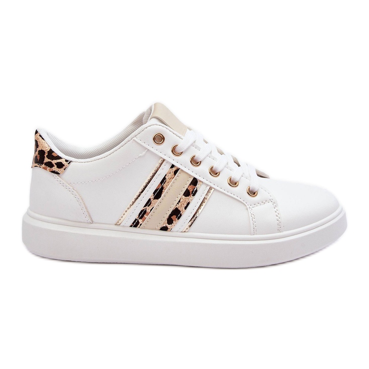 PG1 Pantofi Sport dama Animal Print White Rilee alb