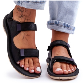 Sandale sport pentru damă 4F 4FSS23FSANF016-22S Negru