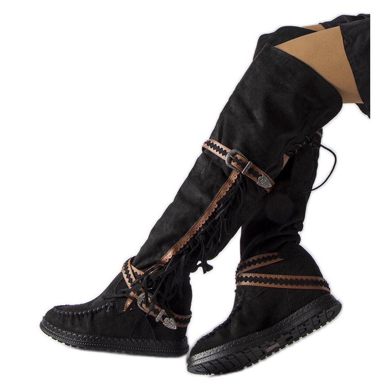 Inna Cizme negre cu pană de la Novell negru Inna Cizme negre cu pană de la Novell negru