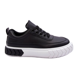 PG1 Pantofi clasici cu platformă Nannzie alb-negru