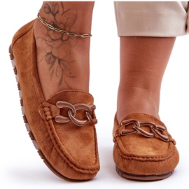 PG1 Mocasini plat dama din piele intoarsa Appia maro PG1 Mocasini plat dama din piele intoarsa Appia maro