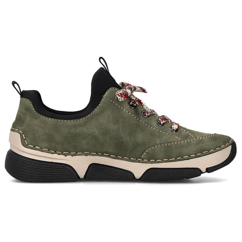 Pantofi verzi confortabili de damă Rieker 45973-54 verde