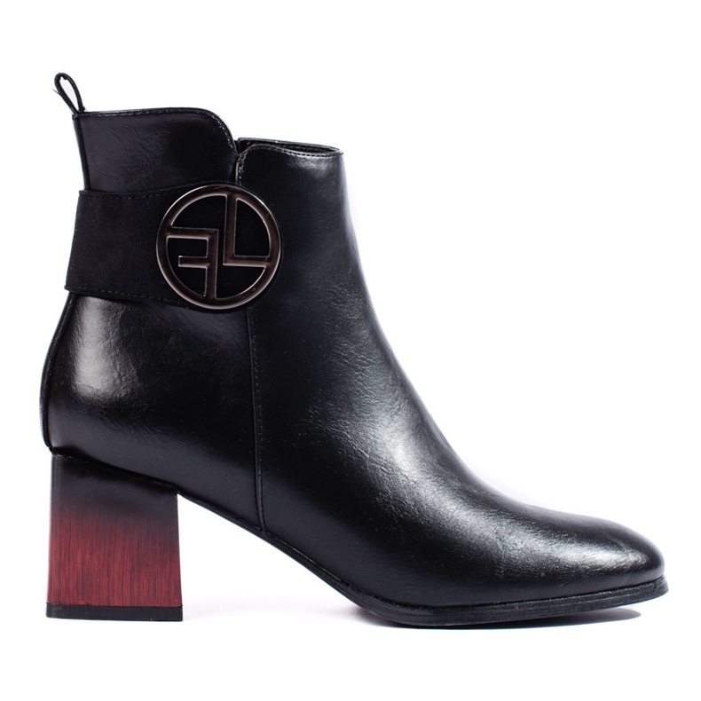 W. Potocki Cizme negre de damă pe postul Potocki negru W. Potocki Cizme negre de damă pe postul Potocki negru