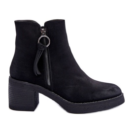 WS1 Cizme clasice de damă din piele intoarsa Limoso negru WS1 Cizme clasice de damă din piele intoarsa Limoso negru