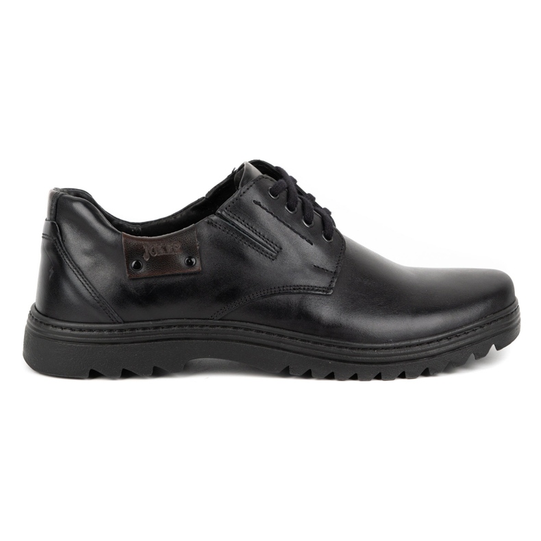 Joker Pantofi casual barbati din piele 510J negru