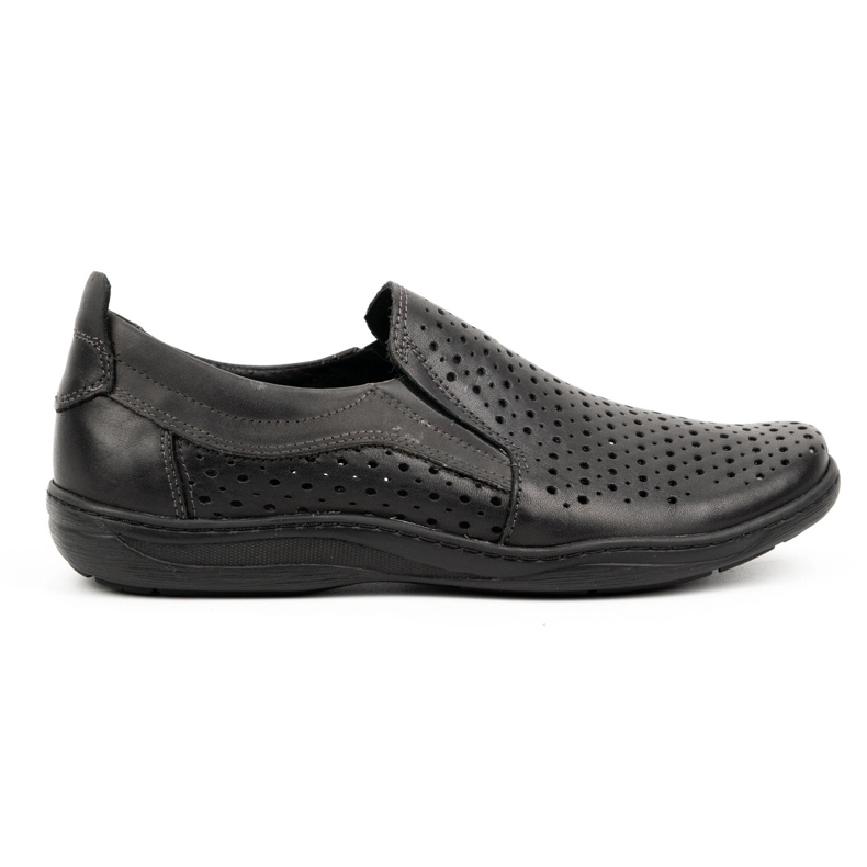 Olivier Mocasini ajurati pentru barbati pentru vara 662 negri negru