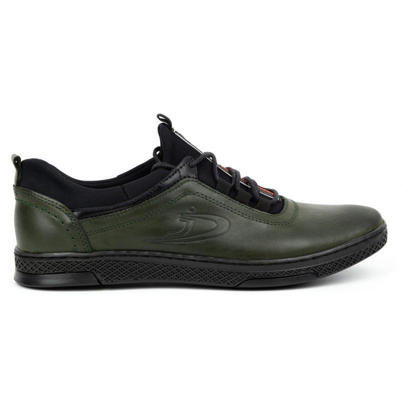 Polbut Pantofi casual barbati din piele K24 verde