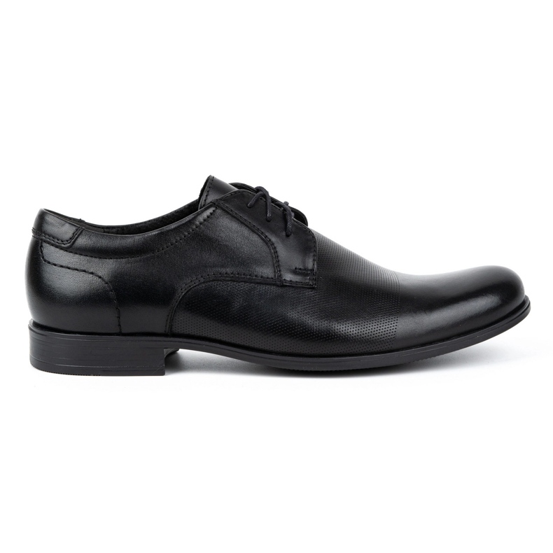 Kampol Pantofi barbati eleganti din piele 344KAM negri negru Kampol Pantofi barbati eleganti din piele 344KAM negri negru