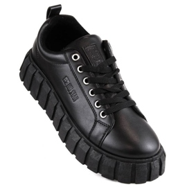 Pantofi cu platformă Big Star W INT1919 negri negru