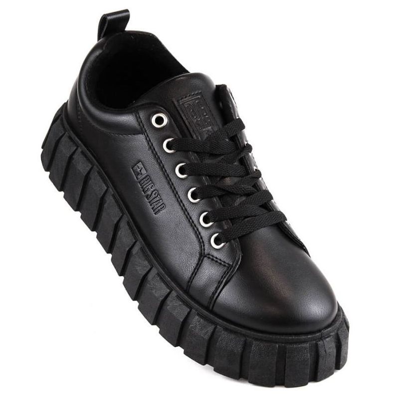 Pantofi cu platformă Big Star W INT1919 negri negru