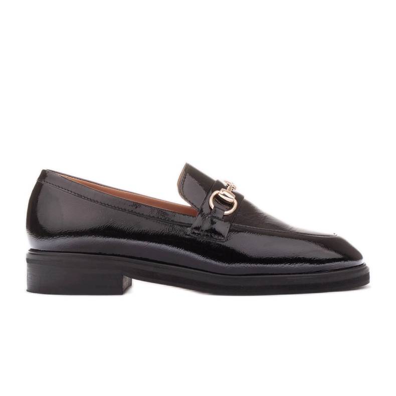 Marco Shoes Mocasini lustruiti negru