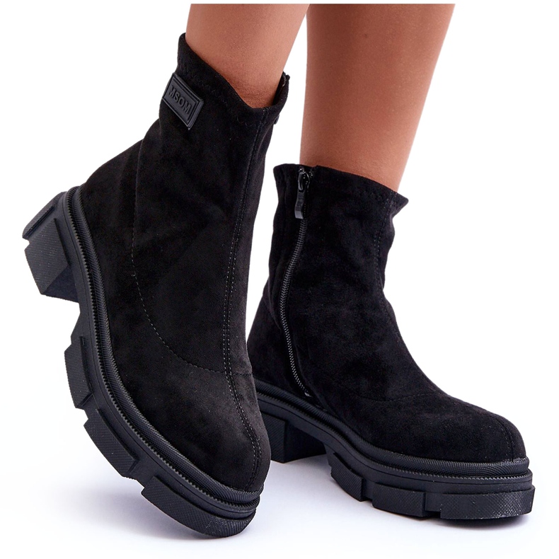 Vergilia Suede Classic Warm Boots Negru