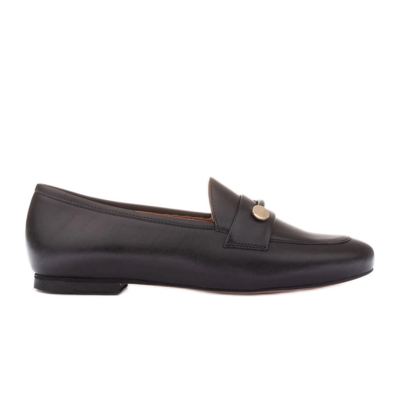 Marco Shoes Mocasini impodobiti aurii negru