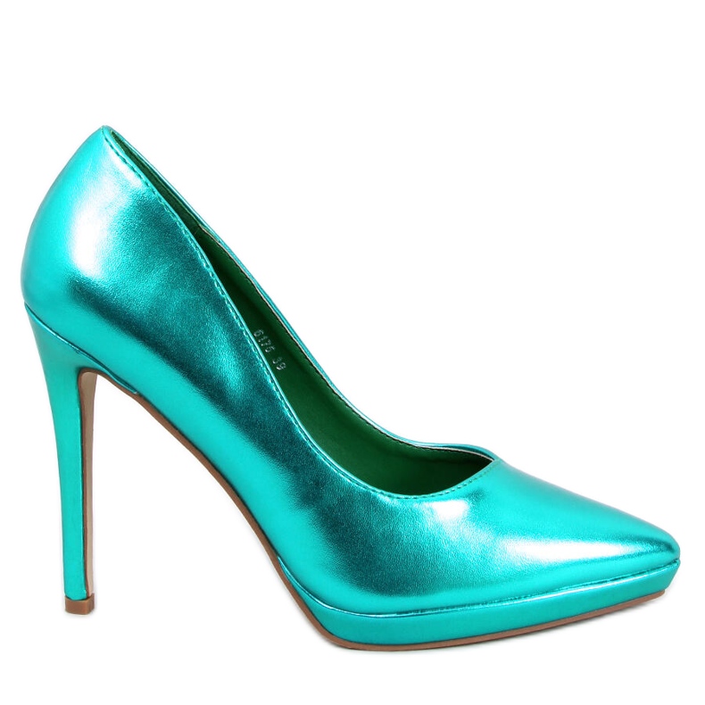 Pompe stiletto Blume Green verde