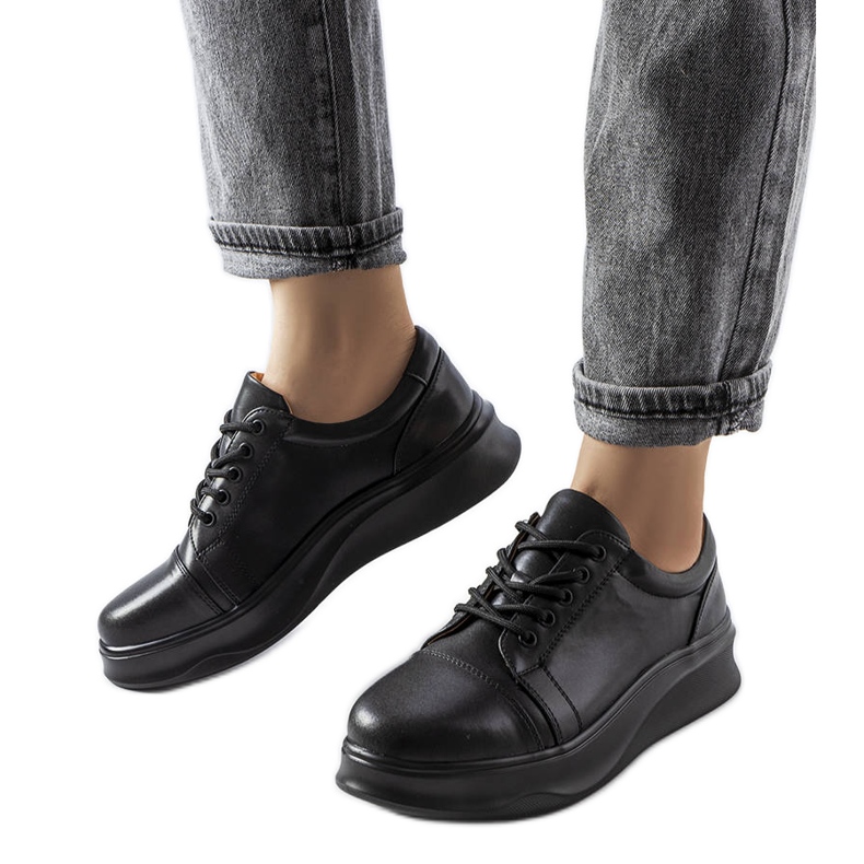 Pantofi negri LS5379 negru Pantofi negri LS5379 negru