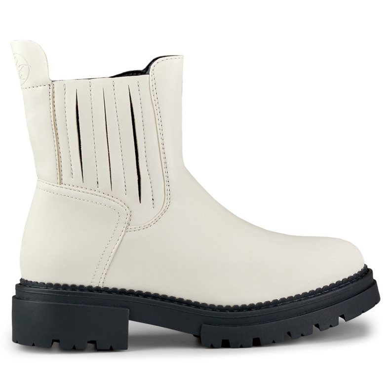 Pantofi de dama din piele ecologica bej deschis de la Dany