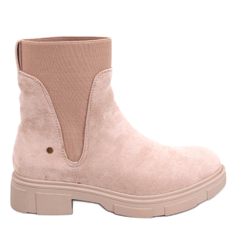Cizme Chelsea de damă Mead Khaki bej Cizme Chelsea de damă Mead Khaki bej