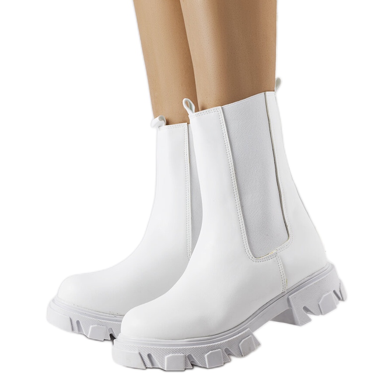 Cizme de muncitori albe Vallejo