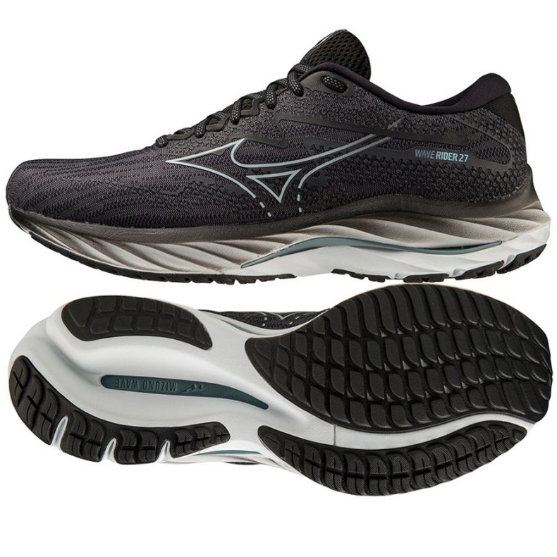 Pantofi de alergare Mizuno Wave Rider 27 M J1GC230302 negru Pantofi de alergare Mizuno Wave Rider 27 M J1GC230302 negru