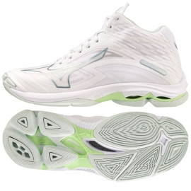 Pantofi de volei Mizuno Wave Lightning Z7 Mid W V1GC225037 alb alb