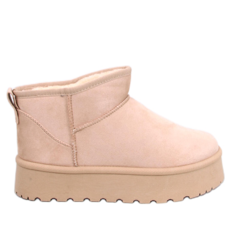Cizme de zapada cu platforma Solnis Beige bej