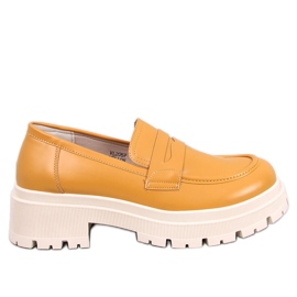 Mocasini cu platforma Dench Yellow galben