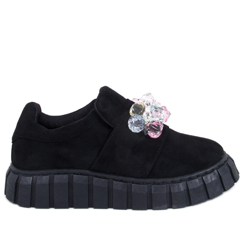 Brogues cu platformă Worth Black negru