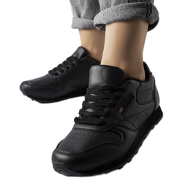 Adidasi clasici Poulsen negri negru