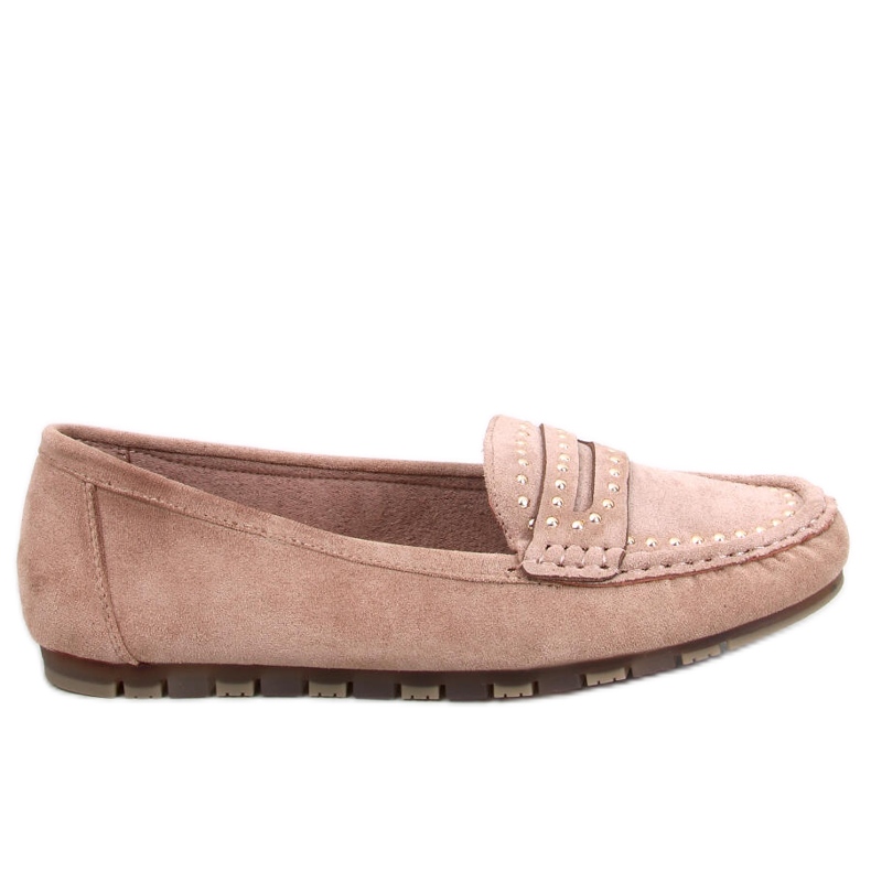 Mocasini de dama Deys Khaki bej