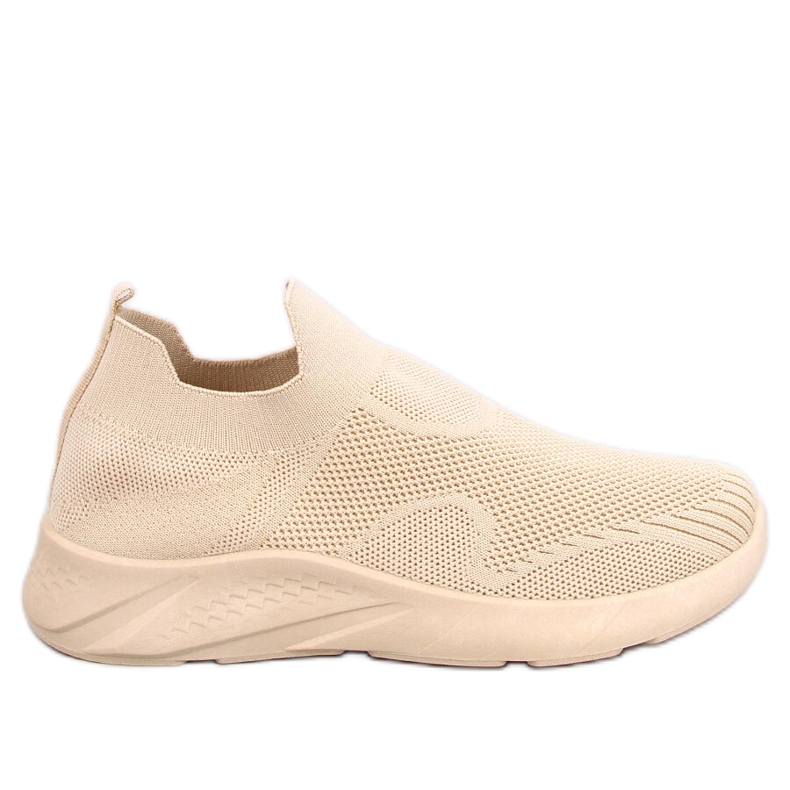 Pantofi sport cu șosete Goff Beige bej