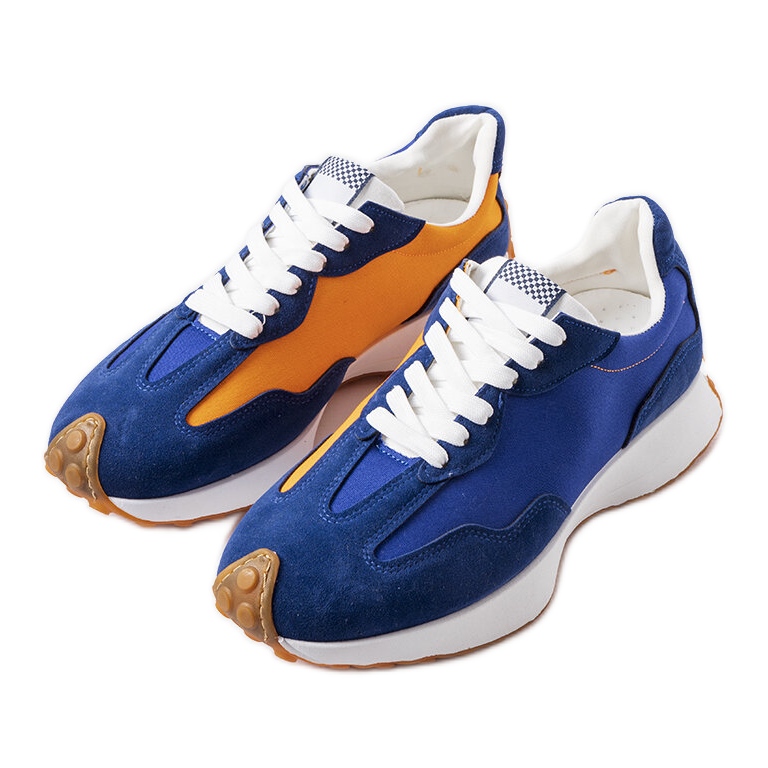 Adidași bărbați bleumarin și portocaliu de la Dorolis portocale