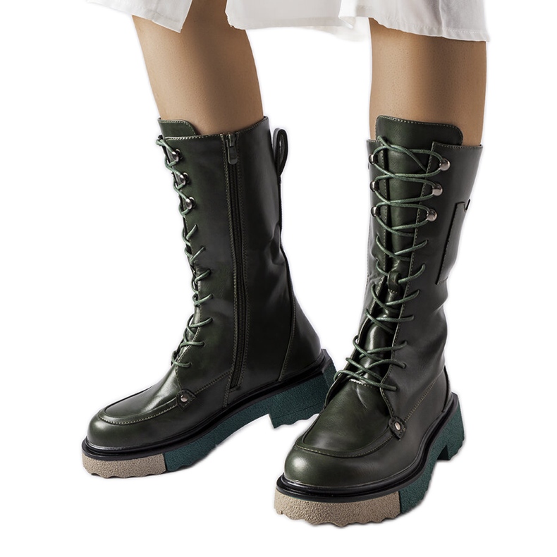 Cizme înalte verzi Nebida verde Cizme înalte verzi Nebida verde