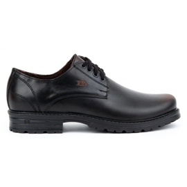 Polbut Cizme barbati piele 2120 neagra cu maro negru Polbut Cizme barbati piele 2120 neagra cu maro negru