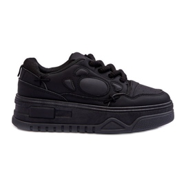 PG1 Pantofi de damă cu platformă Black Finos negru PG1 Pantofi de damă cu platformă Black Finos negru