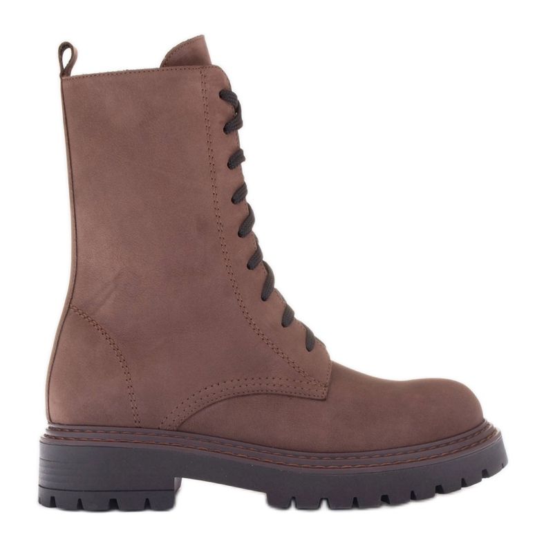 Marco Shoes Cizme din piele Marco maro Marco Shoes Cizme din piele Marco maro