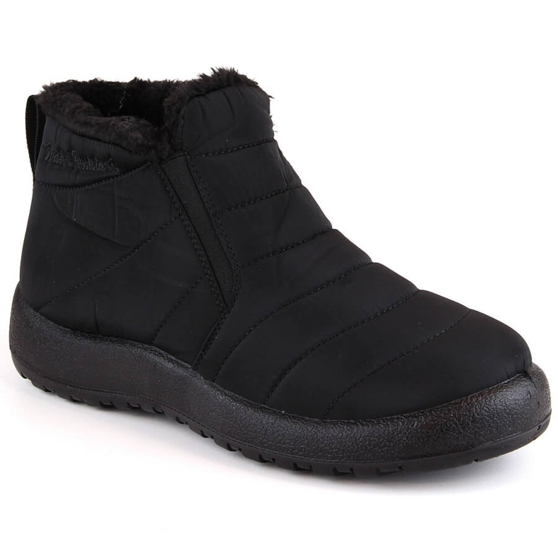Cizme de zăpadă slip-on de damă impermeabile cu benzi elastice negre News 3193 negru Cizme de zăpadă slip-on de damă impermeabile cu benzi elastice negre News 3193 negru
