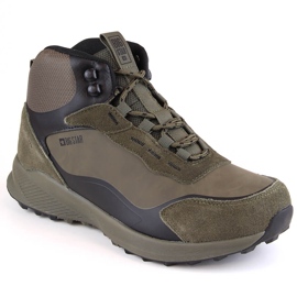 Pantofi sport pentru bărbați cu izolare înaltă, kaki, Big Star MM174333 verde Pantofi sport pentru bărbați cu izolare înaltă, kaki, Big Star MM174333 verde
