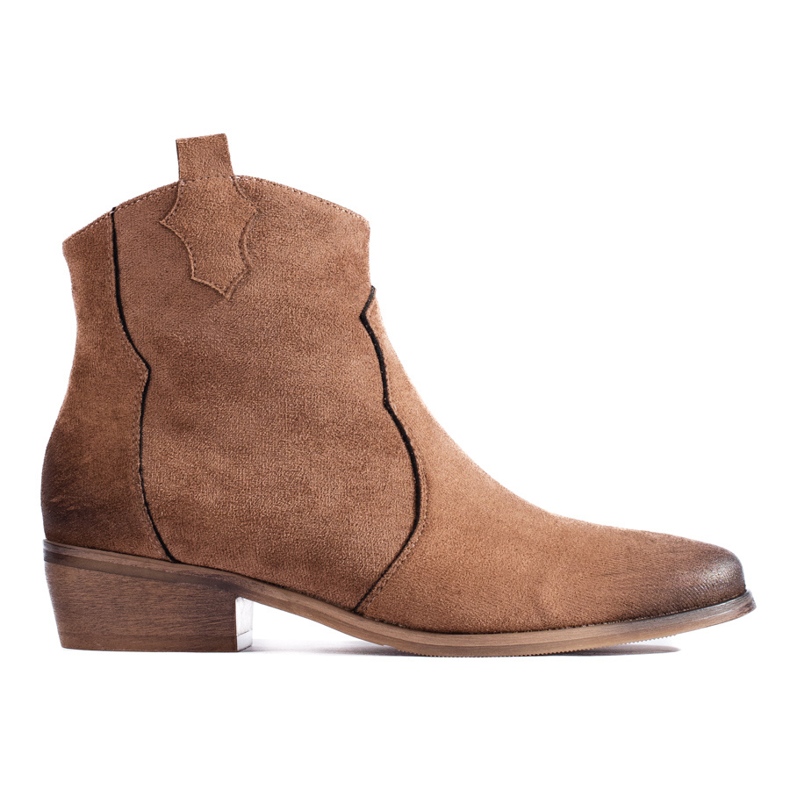 W. Potocki Cizme de cowboy din piele intoarsa Potocki camel maro W. Potocki Cizme de cowboy din piele intoarsa Potocki camel maro