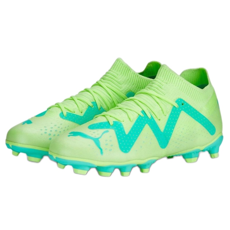 Ghete de fotbal Puma Future Match FG/AG Jr 107195 03 verde verde