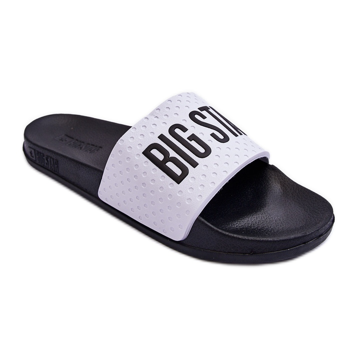 Flip-flops pentru bărbați Big Star MM174320 alb și negru