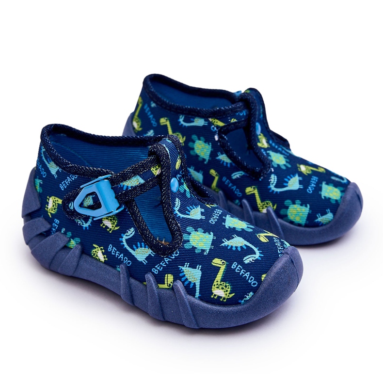 BEFADO S.A. Befado Dinosaurs 110N464 papuci pantofi, albastru