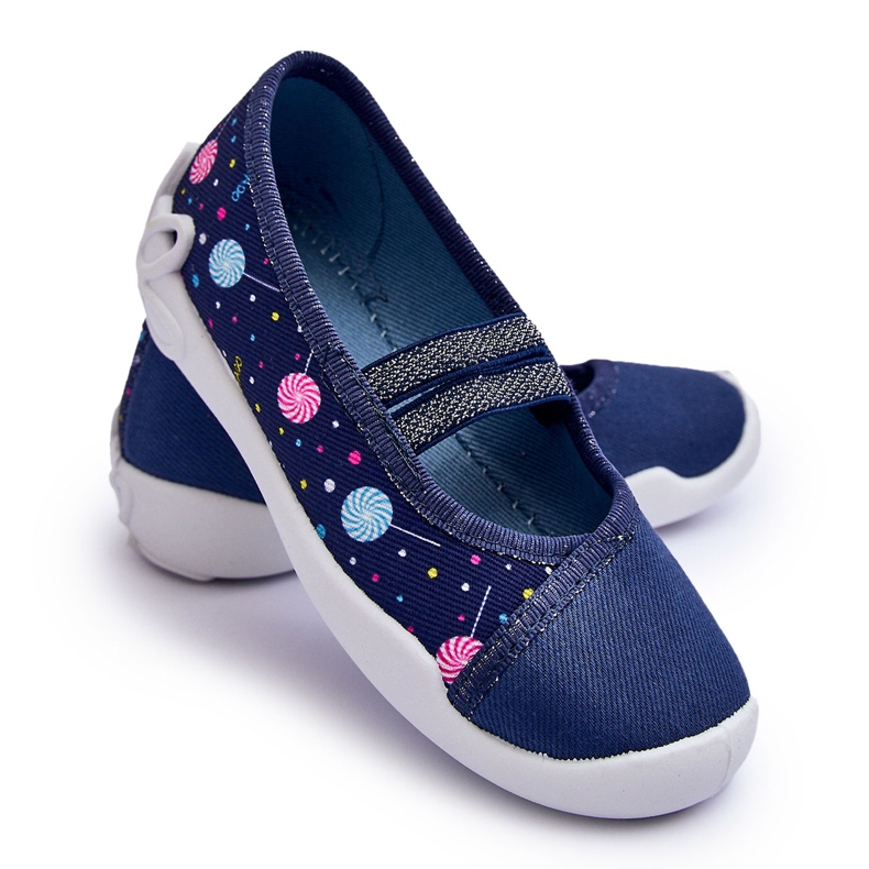 BEFADO S.A. Papuci de balerina Befado 116X316 Bleumarin albastru