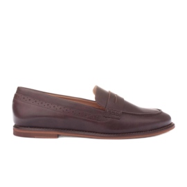 Marco Shoes Mocasini din piele naturala maro Marco Shoes Mocasini din piele naturala maro